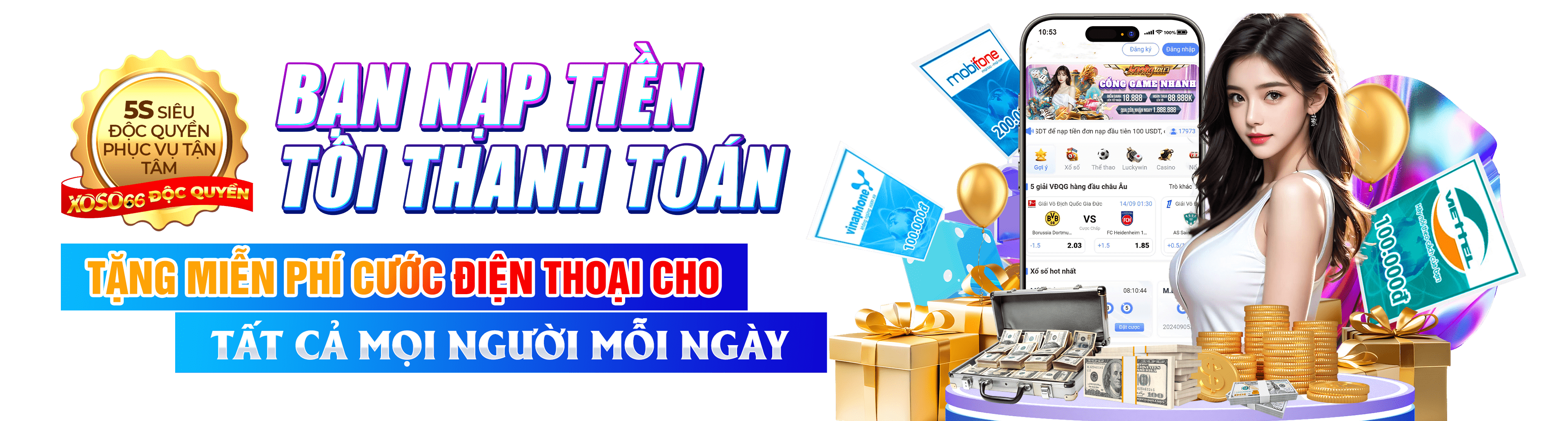 Hình ảnh quảng cáo của 789f hiển thị nền tảng và các lợi ích
